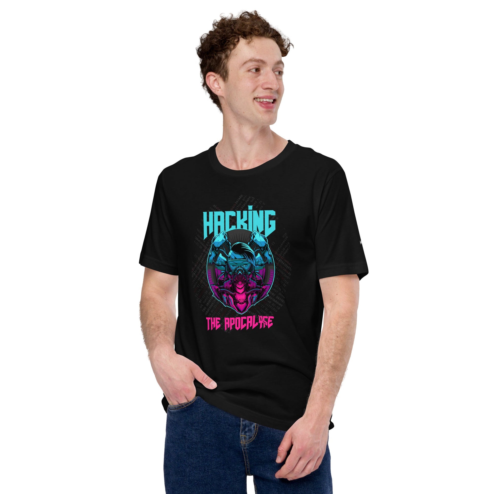 Hacking the apocalypse V2 - Unisex t-shirt by DarkByteGear