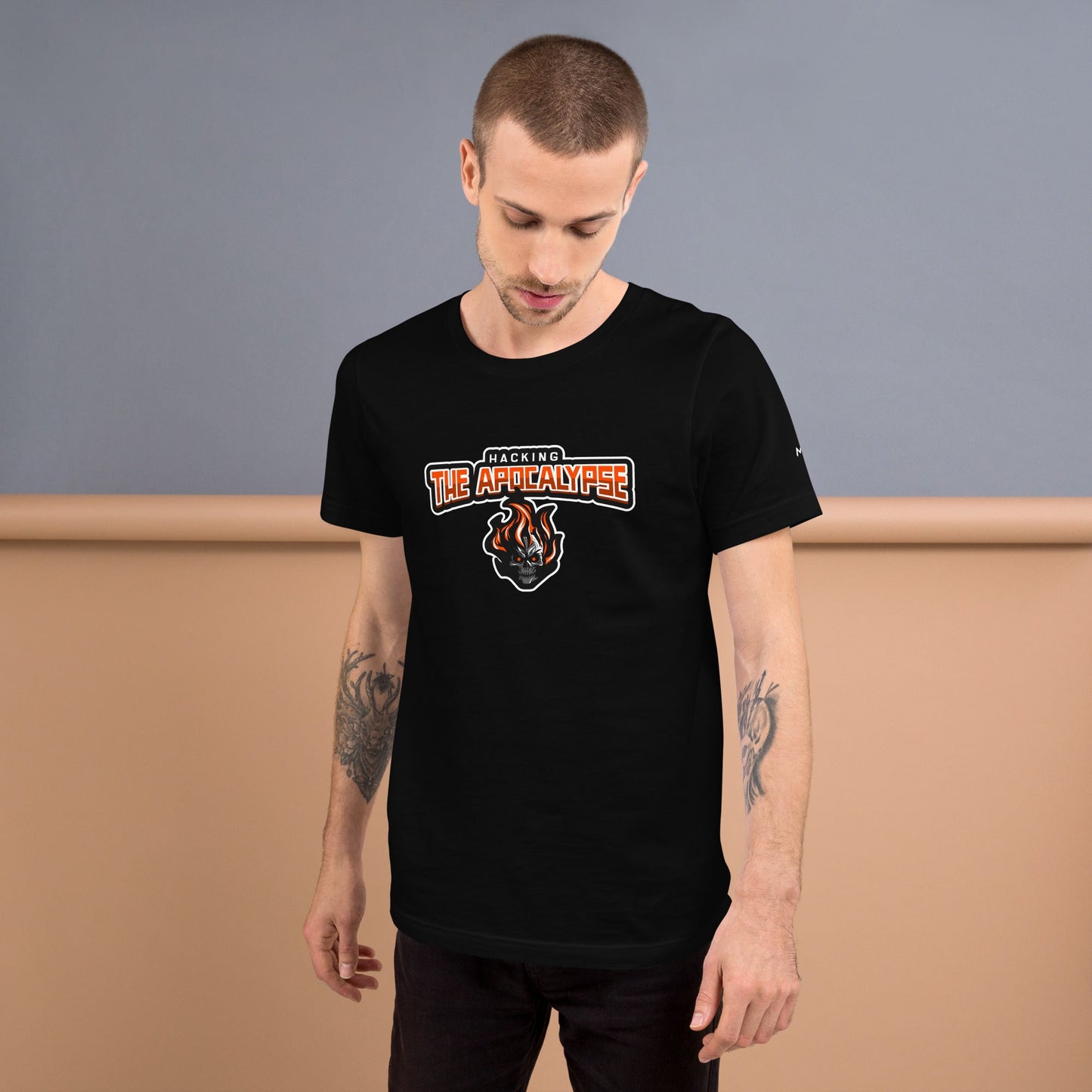 Hacking the Apocalypse V1 - Unisex t-shirt by DarkByteGear
