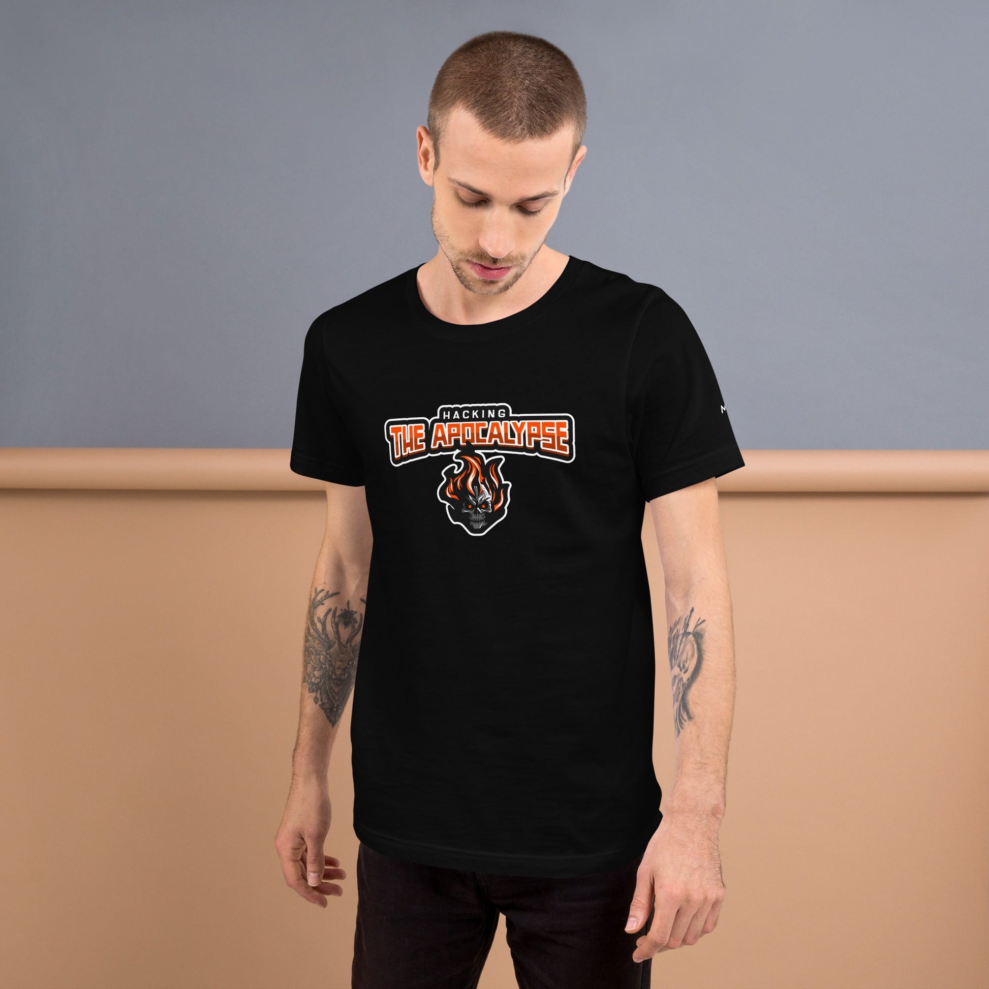 Hacking the Apocalypse V1 - Unisex t-shirt by DarkByteGear