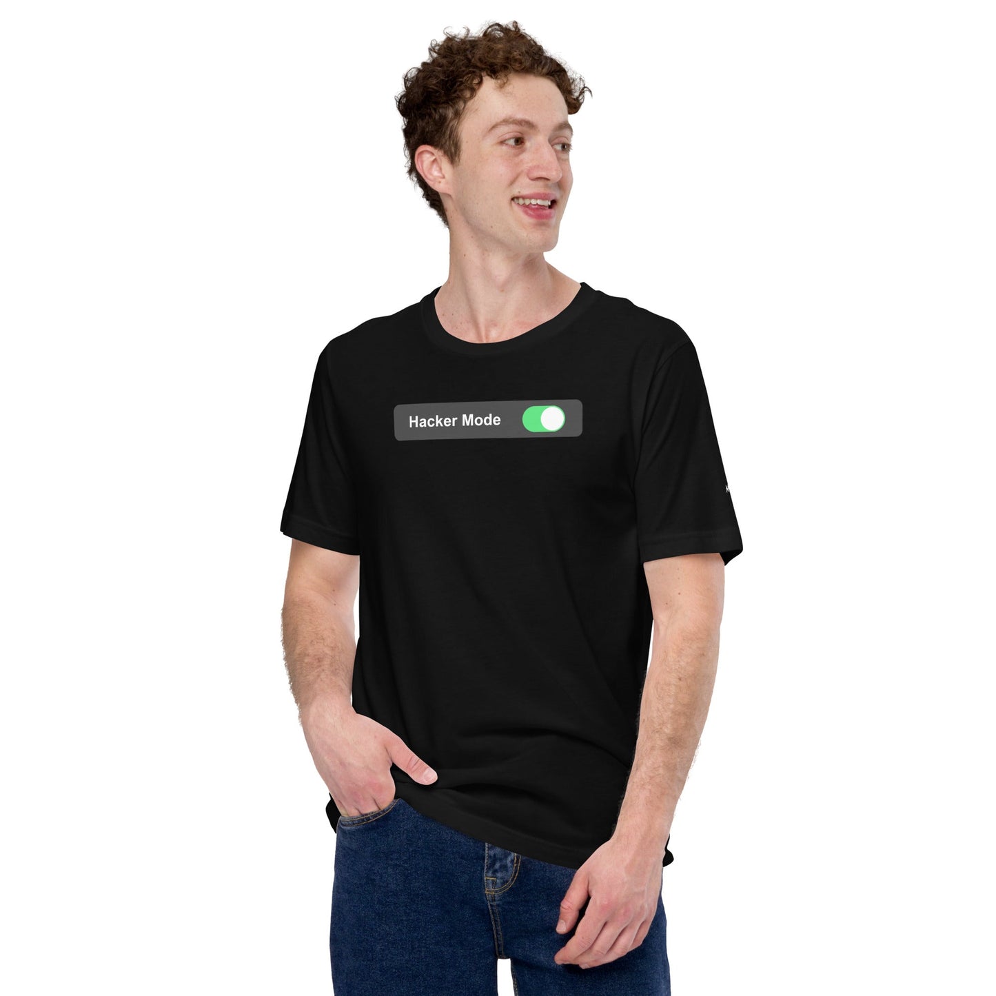 Hacker Mode On - Unisex t-shirt by DarkByteGear
