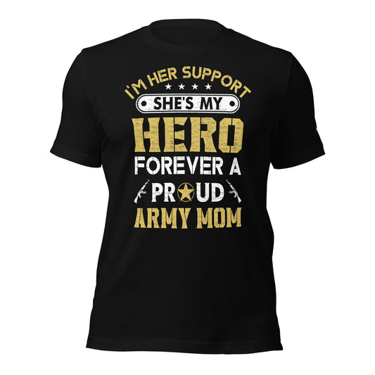 I'm her support - Unisex t-shirt by DarkByteGear