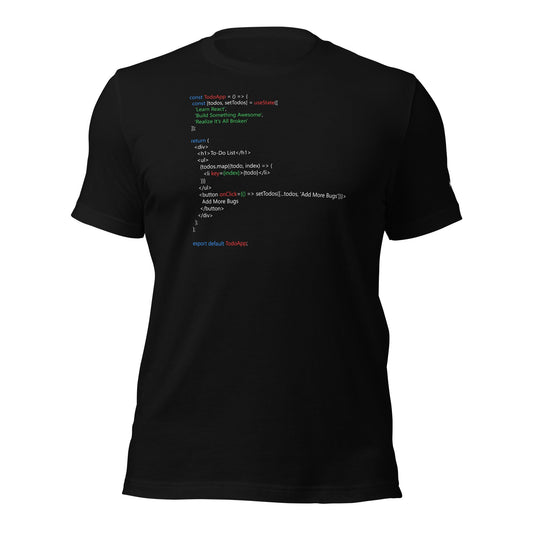 The Classic To-Do List - Unisex t-shirt by DarkByteGear