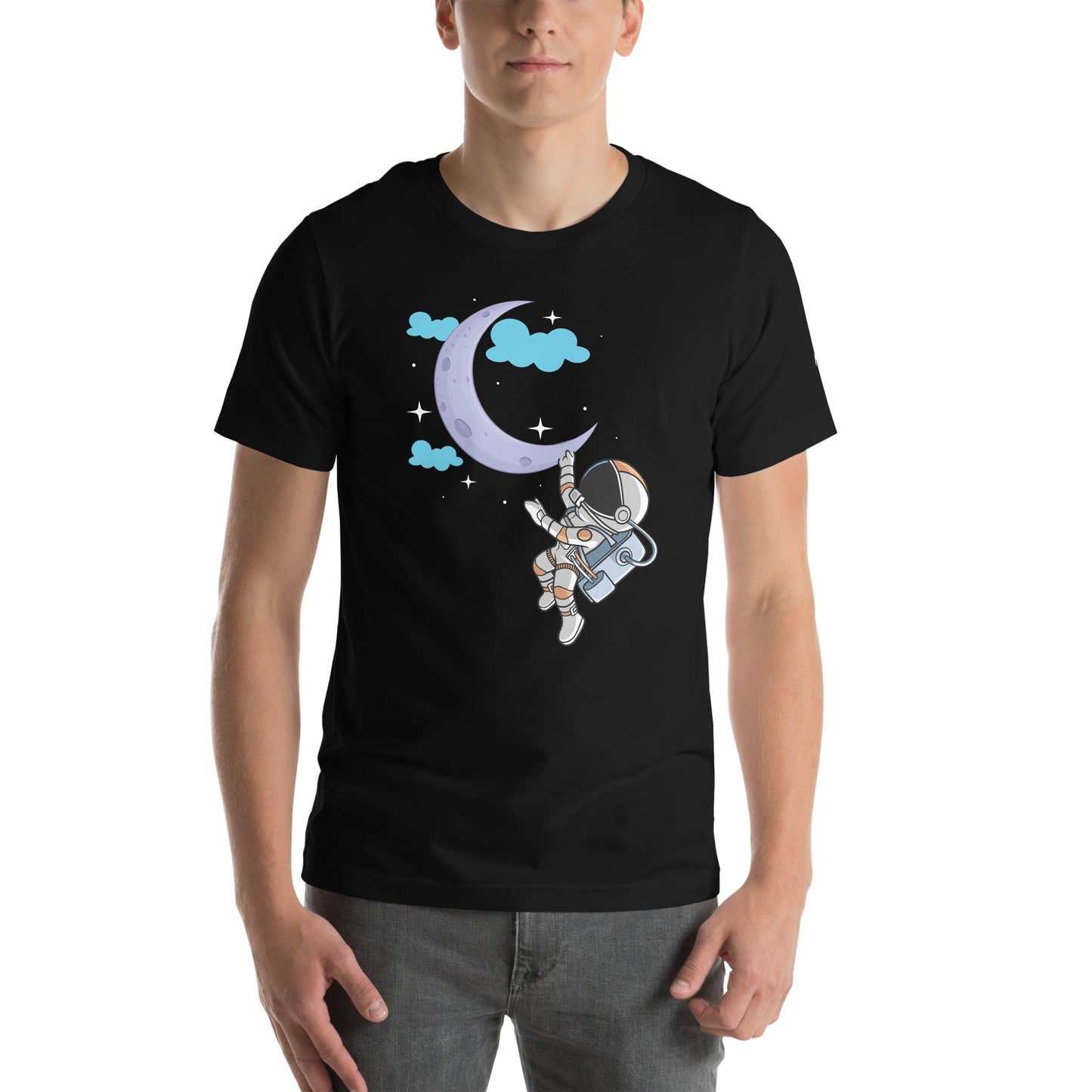 Full Moon Astronaut - Unisex t-shirt by DarkByteGear
