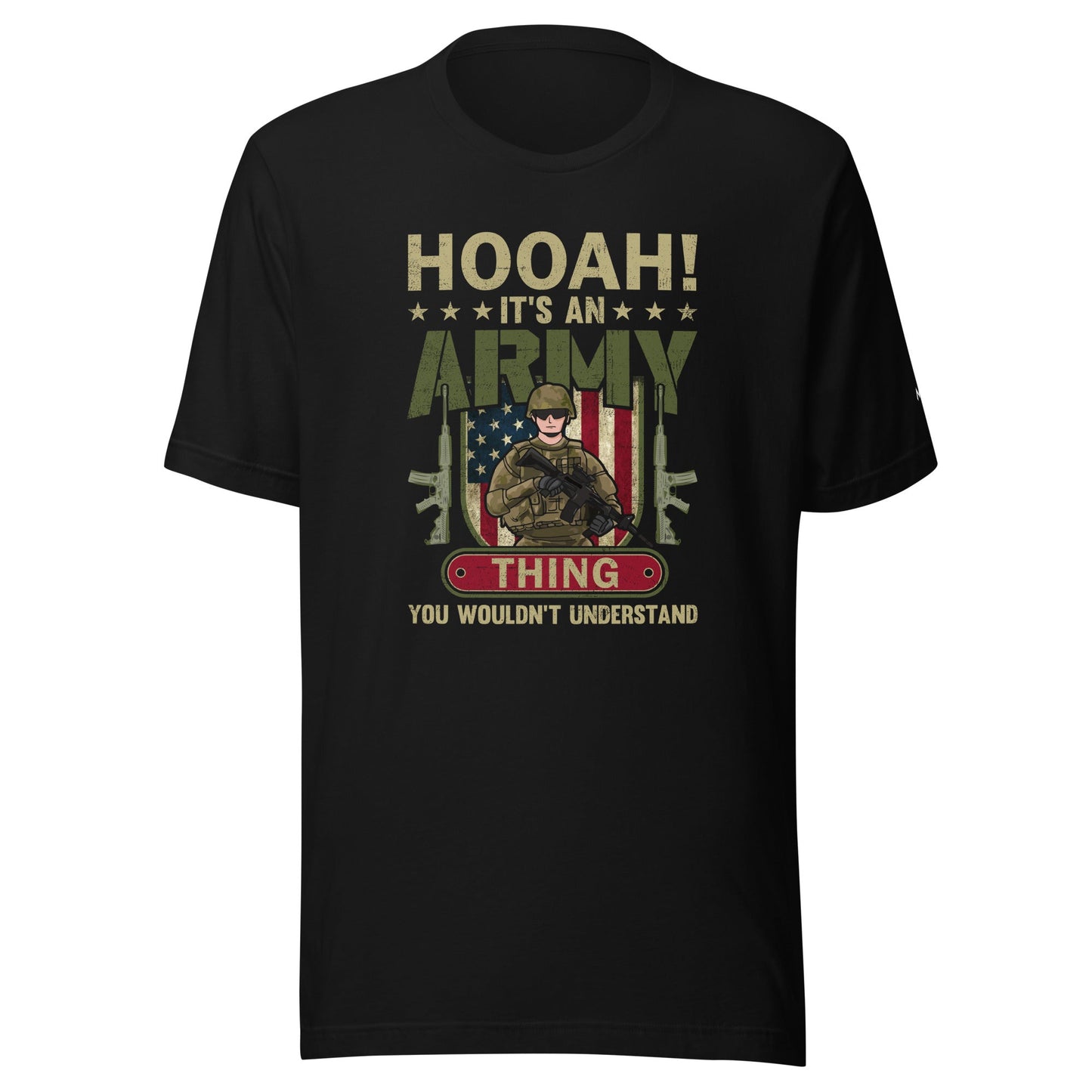 HOOAH! It's an Army thing you wouldn't understand - Unisex t-shirt by DarkByteGear
