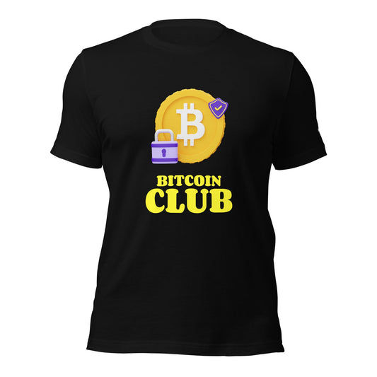 BITCOIN CLUB V7 - Unisex t-shirt by DarkByteGear