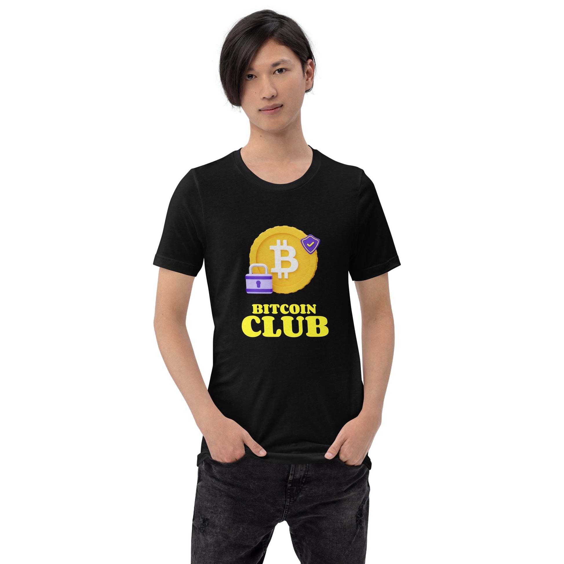 BITCOIN CLUB V7 - Unisex t-shirt by DarkByteGear