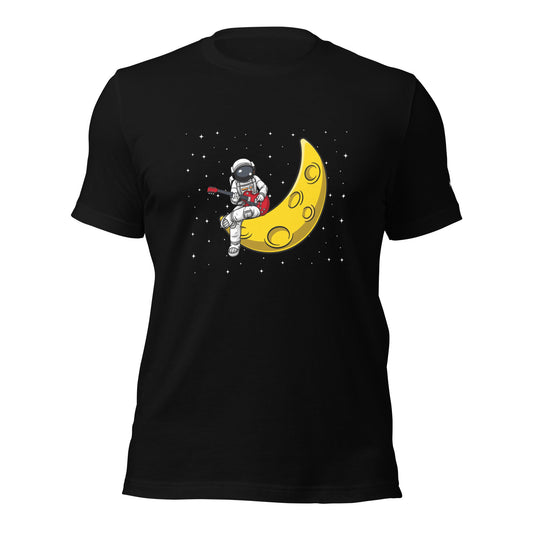 Astronaut Playing - Unisex t-shirt by DarkByteGear