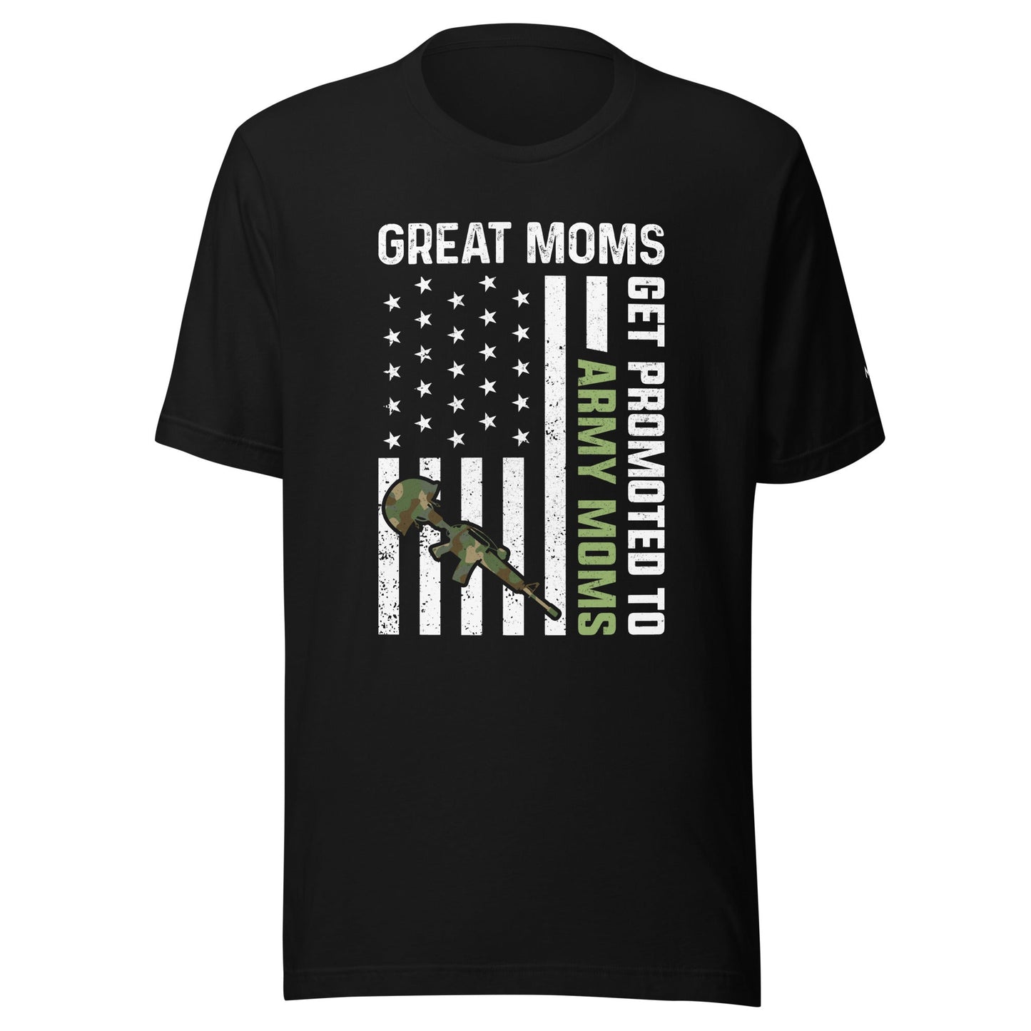 Army Moms, Great Moms promoted - Unisex t-shirt by DarkByteGear
