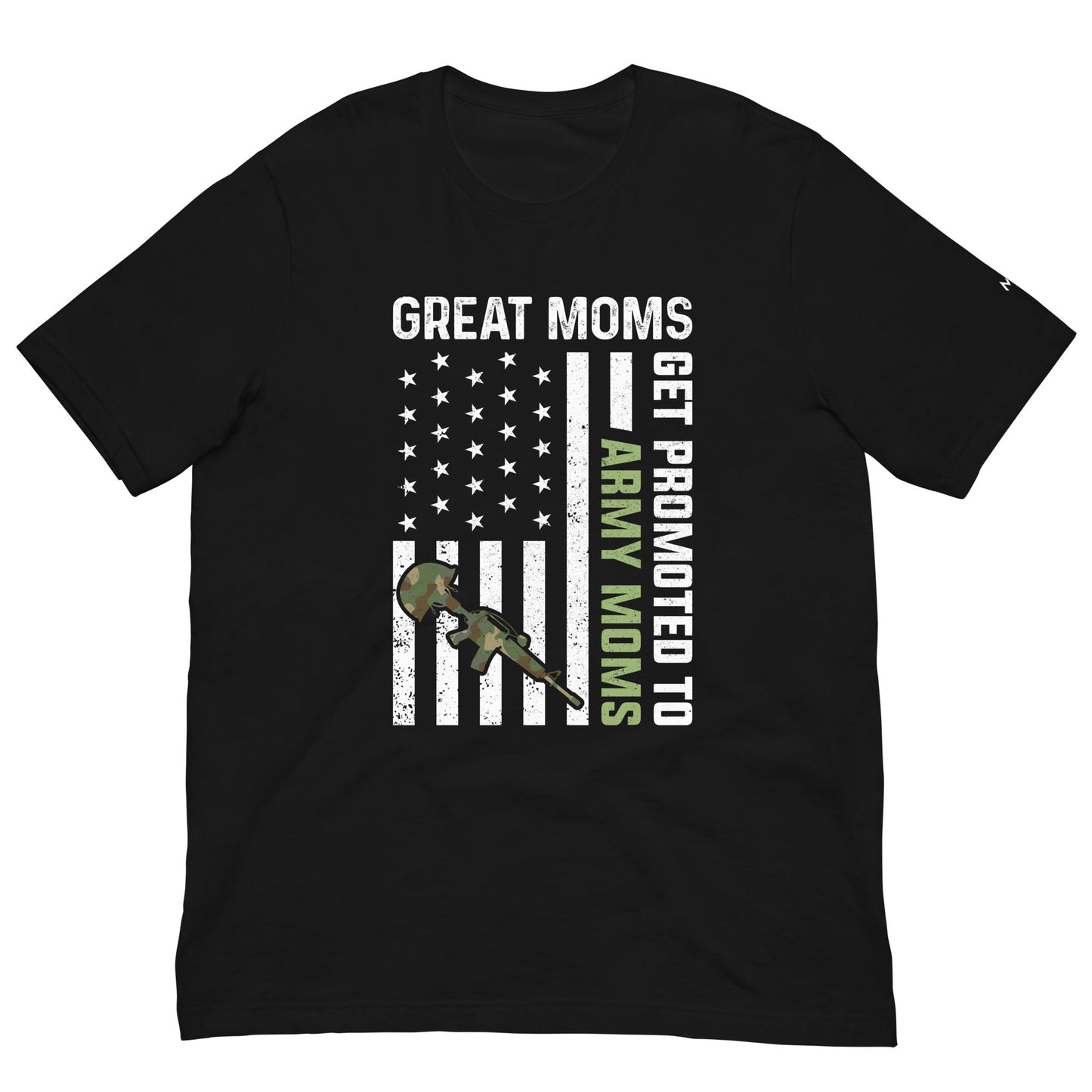 Army Moms, Great Moms promoted - Unisex t-shirt by DarkByteGear
