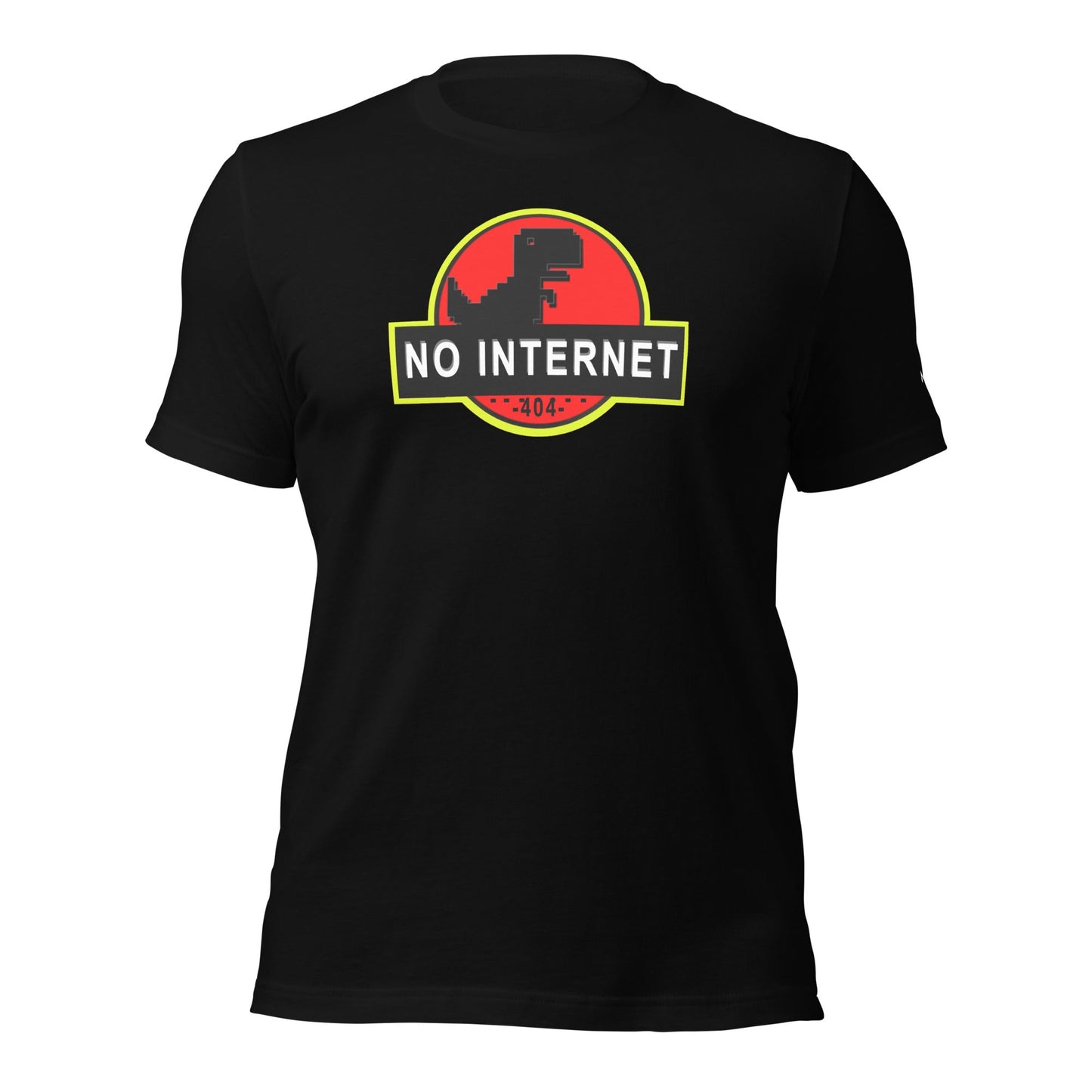 No internet 404 - Unisex t-shirt by DarkByteGear