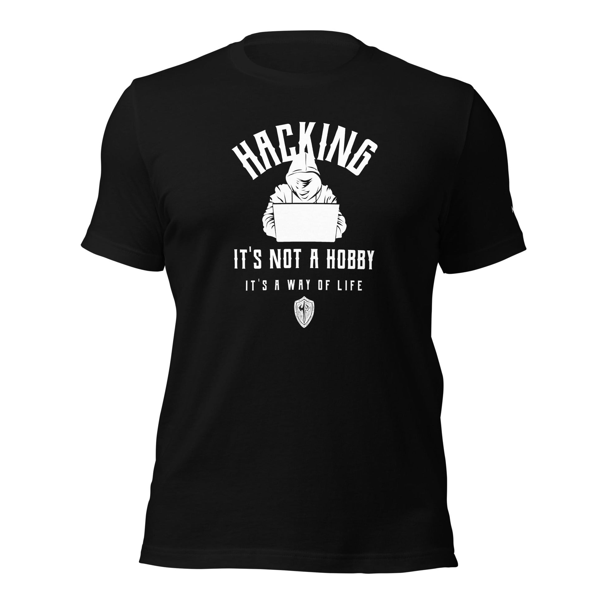 Hacking: It's not a hobby; it's a way of life - Unisex t-shirt by DarkByteGear