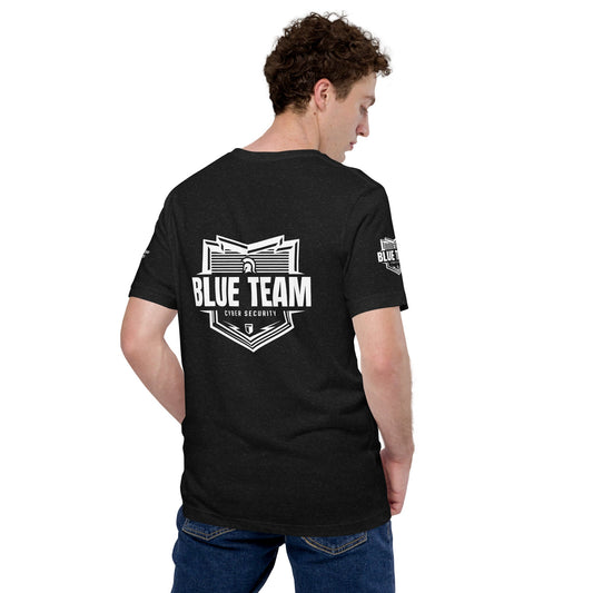 Cyber Security Blue Team V1 - Unisex t-shirt ( Back Print ) by DarkByteGear