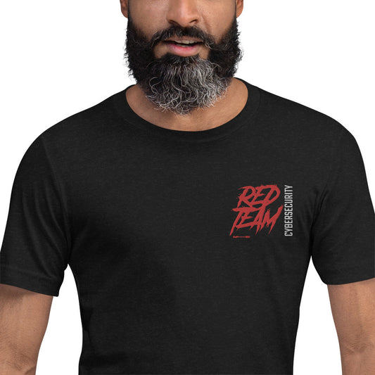 Cyber Security Red Team V10 - Short-sleeve unisex t-shirt ( embroidered ) by DarkByteGear