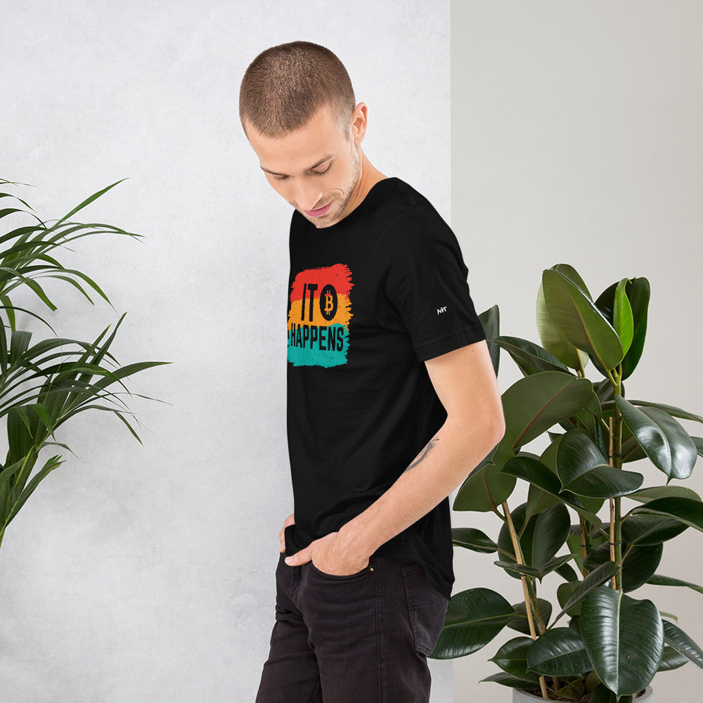 It happens Unisex t-shirt by DarkByteGear