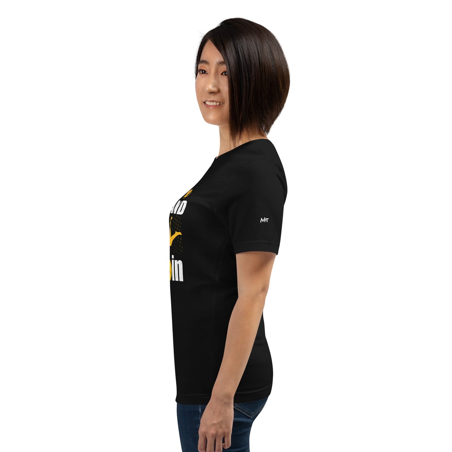 Beer Babe and Bitcoin Unisex t-shirt by DarkByteGear