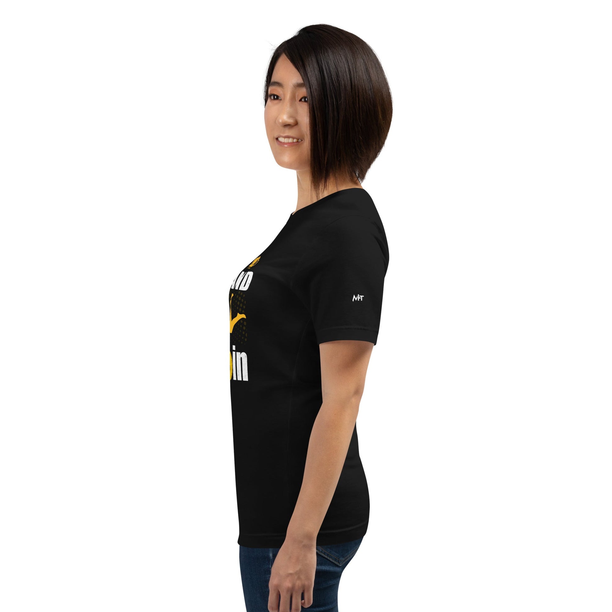 Beer Babe and Bitcoin Unisex t-shirt by DarkByteGear