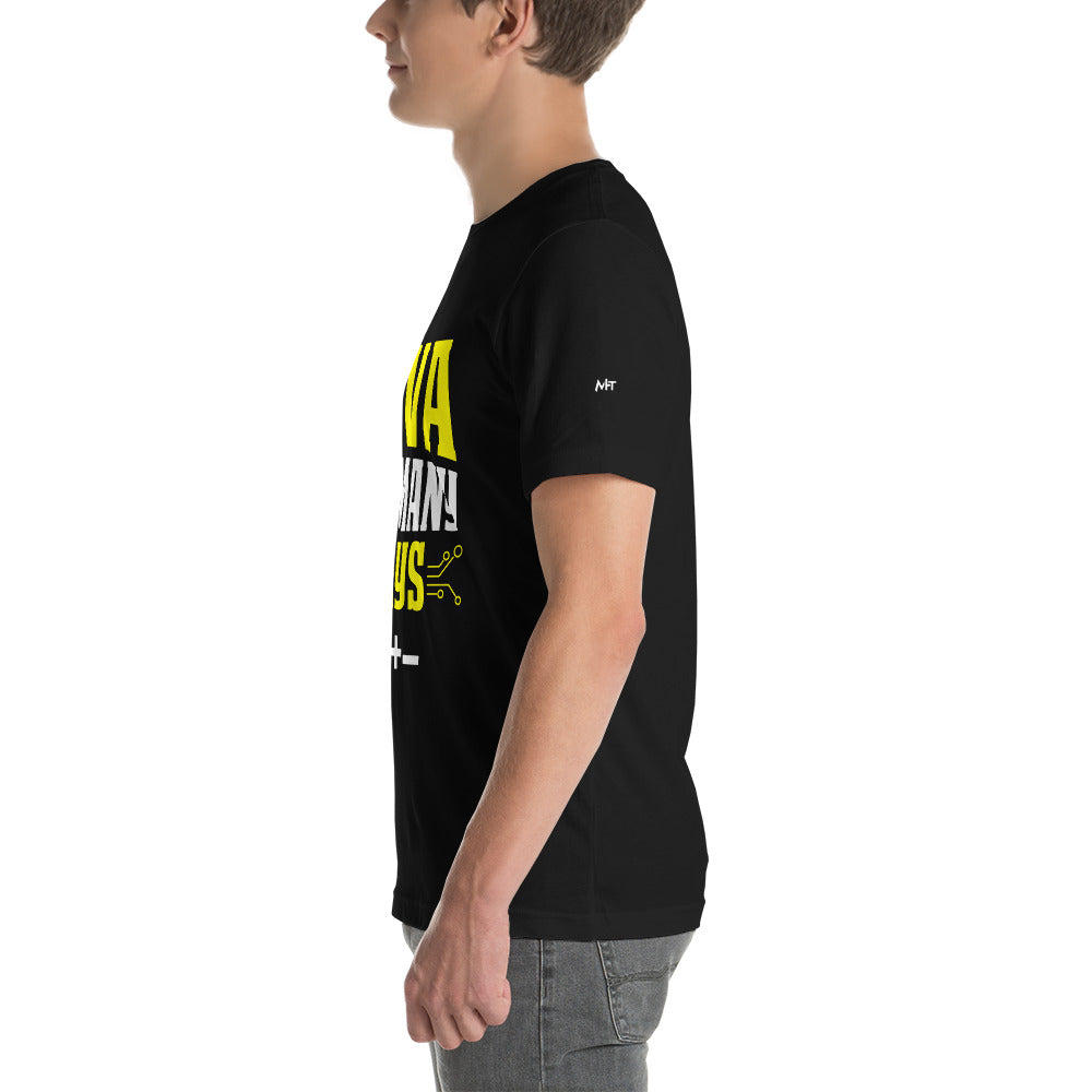 Java is in Many Ways C++- Unisex t-shirt by DarkByteGear