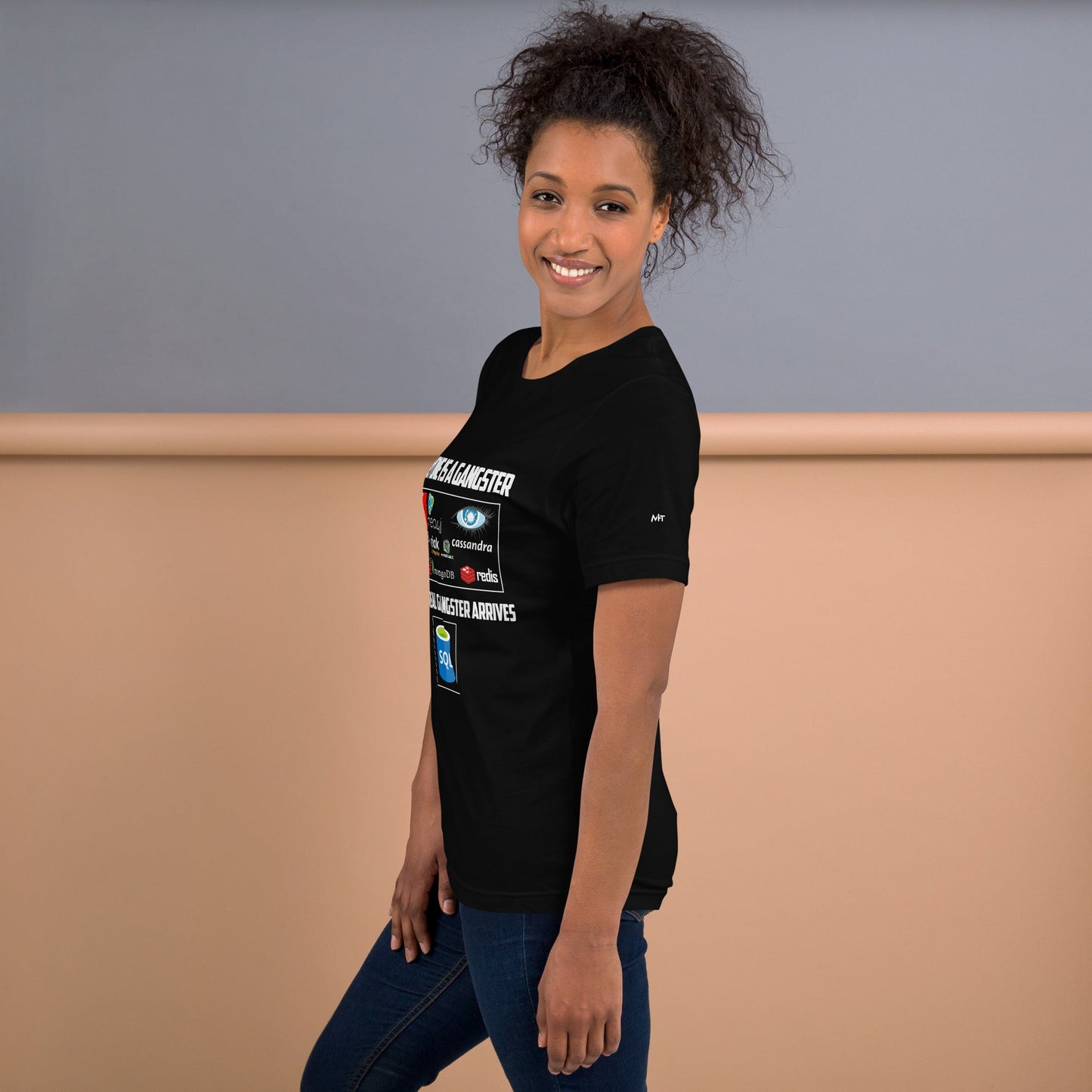 Everyone is a Gangster, until the real Gangster arrives - Unisex t-shirt by DarkByteGear