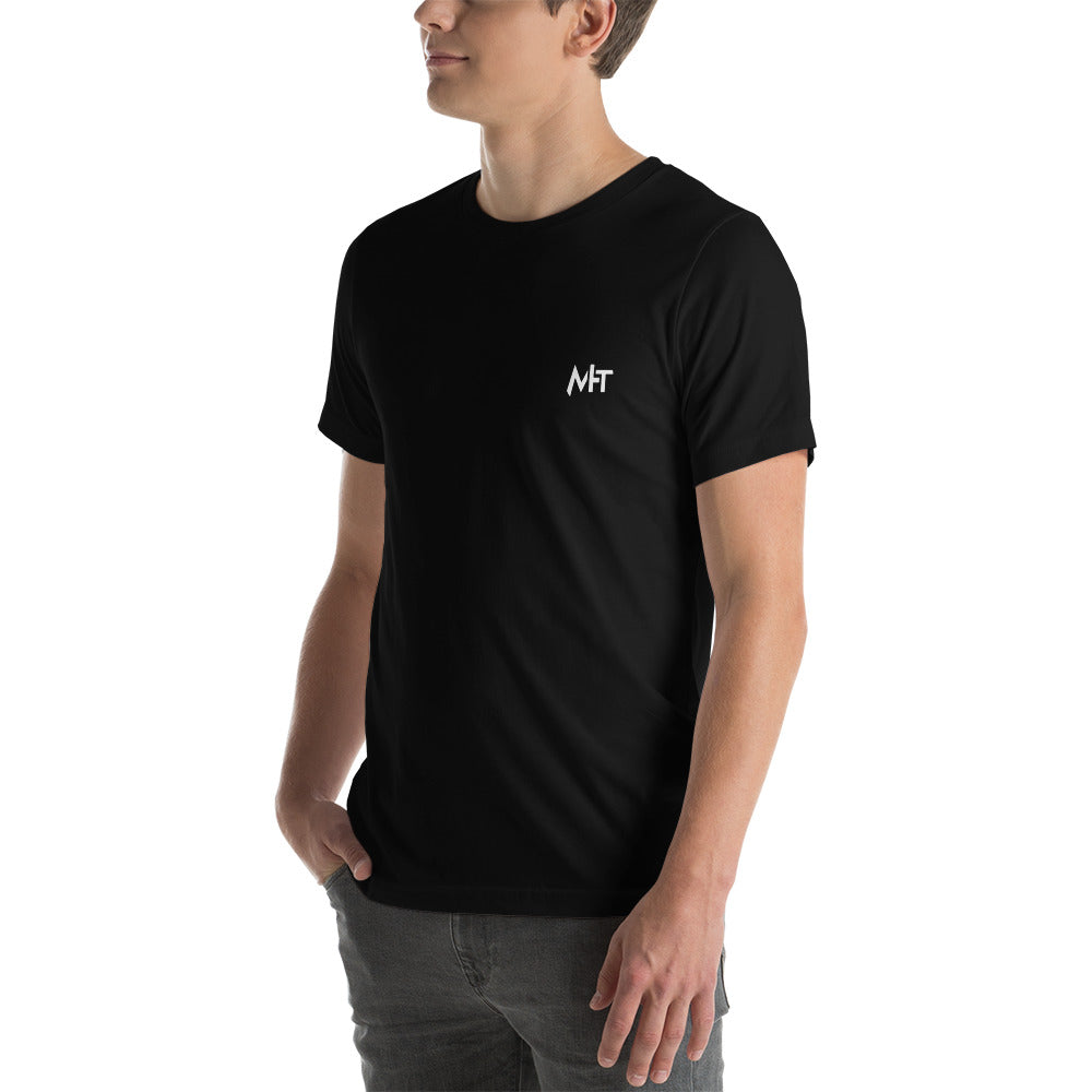 AI - Unisex t-shirt (back print) by DarkByteGear