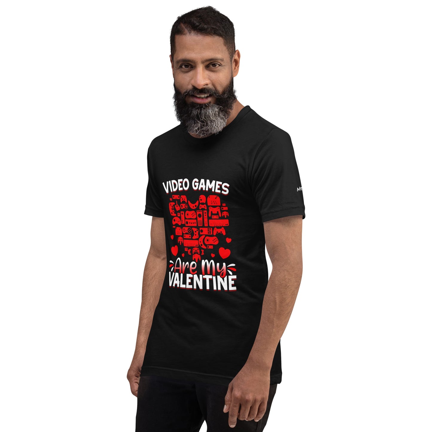 Video games are my valentine Unisex t-shirt by DarkByteGear