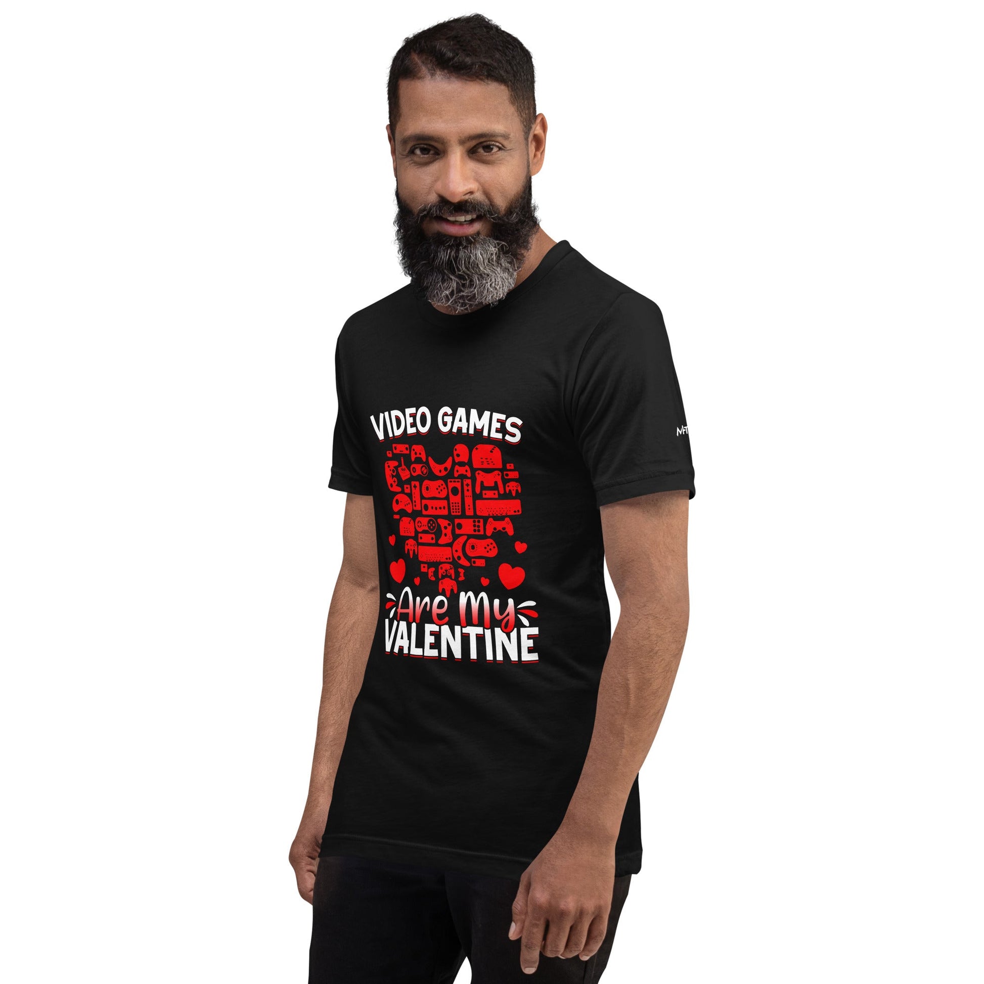 Video games are my valentine Unisex t-shirt by DarkByteGear