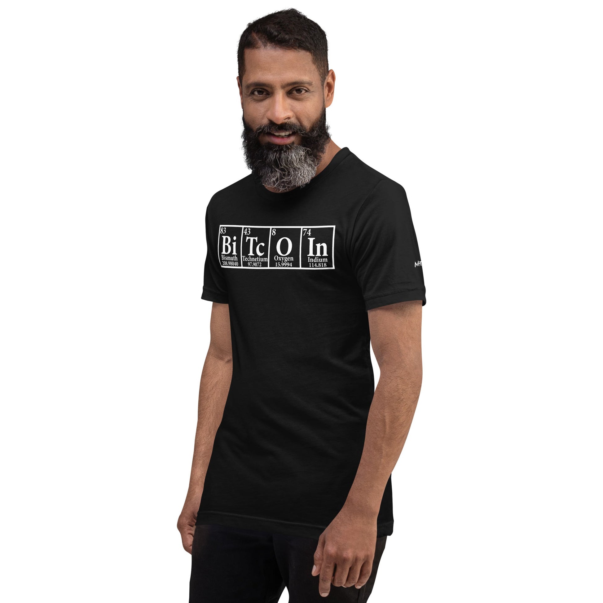 Bitcoin Periodic Table Unisex t-shirt by DarkByteGear