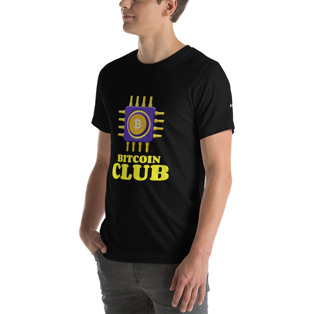 BITCOIN CLUB V3 - Unisex t-shirt by DarkByteGear