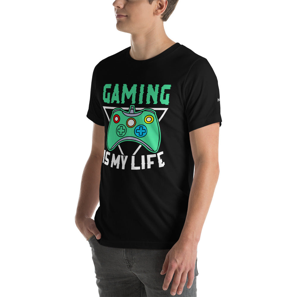 Gaming Is My Life - Unisex t-shirt by DarkByteGear