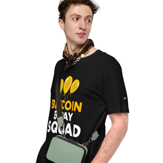 Bitcoin B-Day Squad - Unisex t-shirt by DarkByteGear
