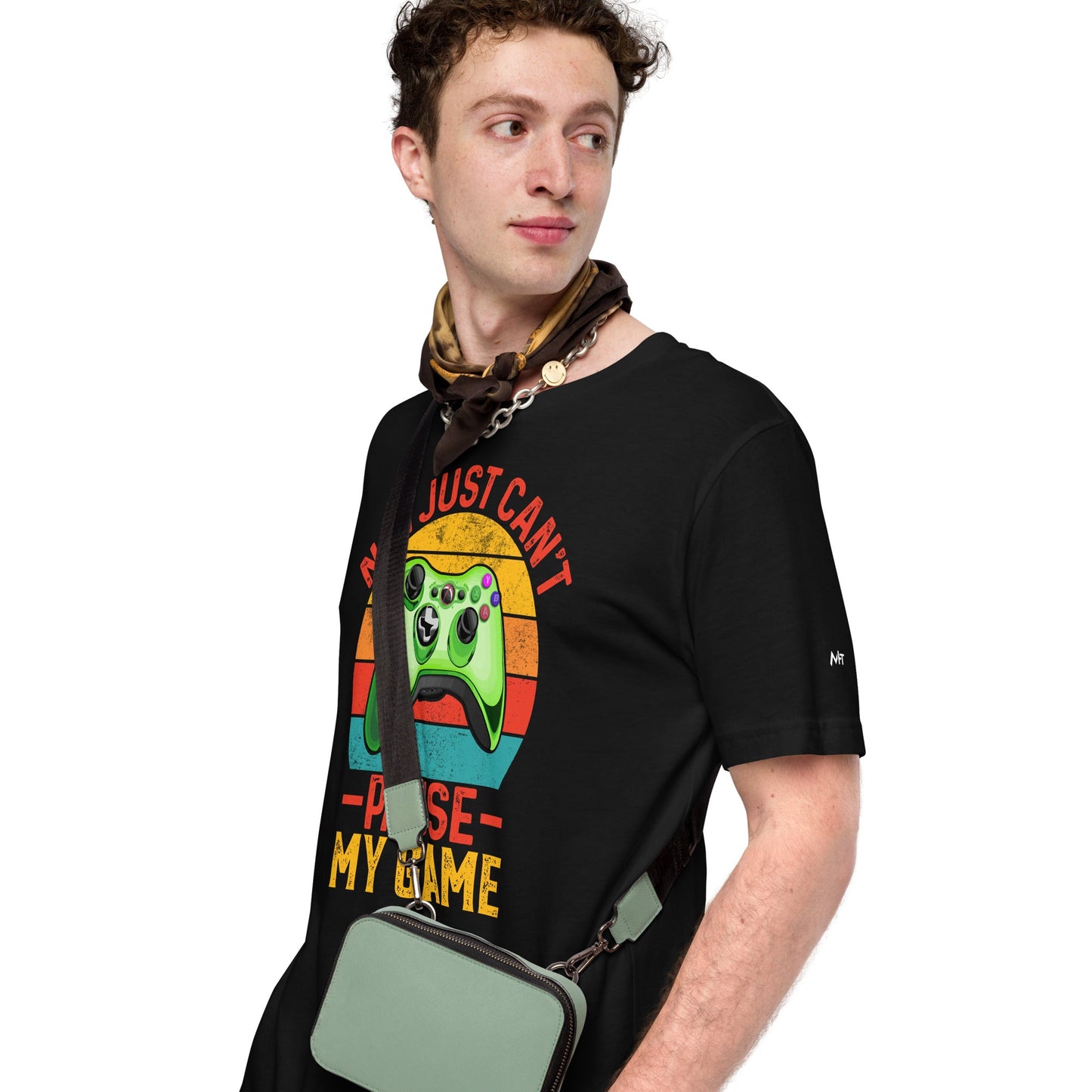 No I just can't Pause My Game Unisex t-shirt by DarkByteGear