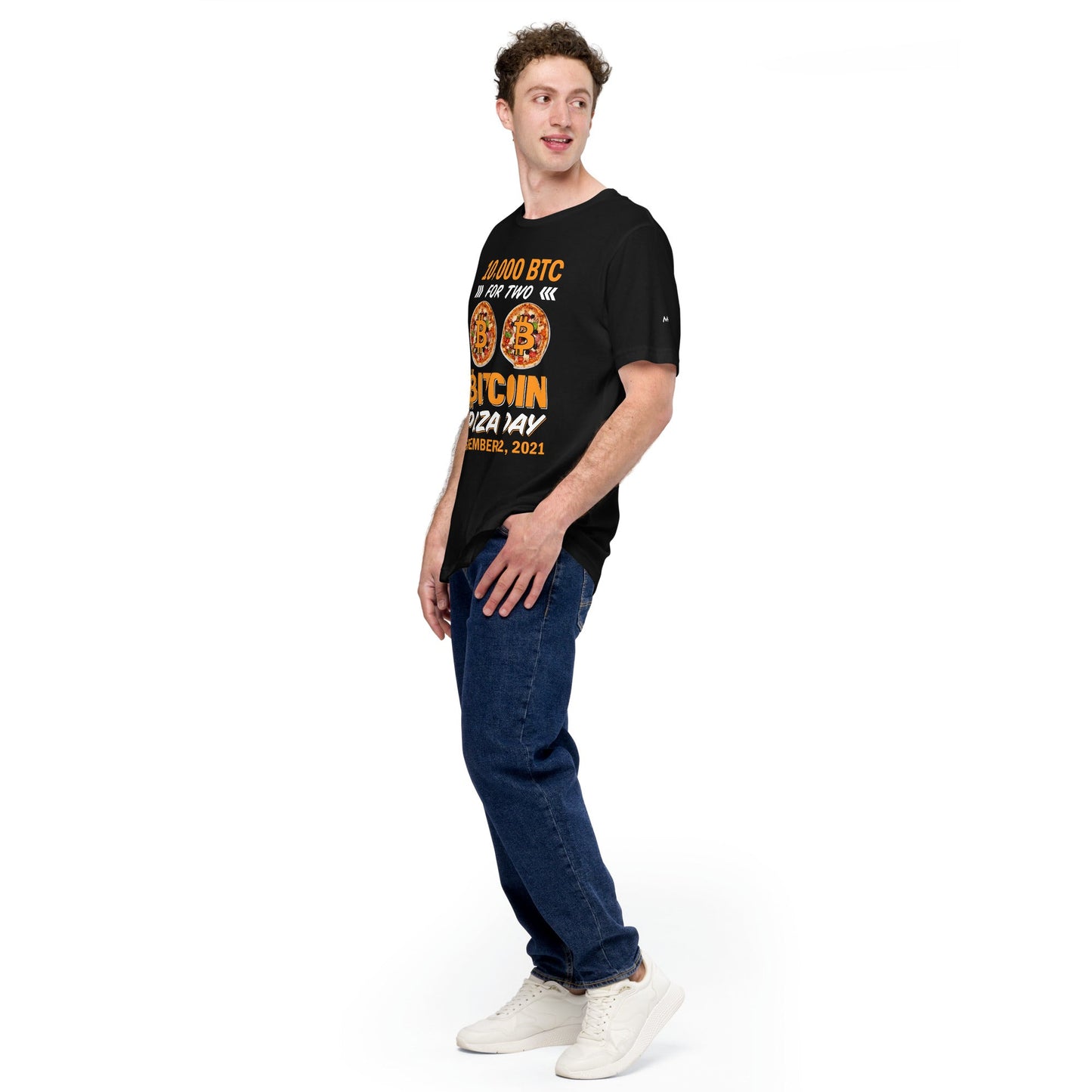 Bitcoin Pizza Day Special September 22, 2021, 10,000 BTC for two B-pizzas Unisex t-shirt by DarkByteGear