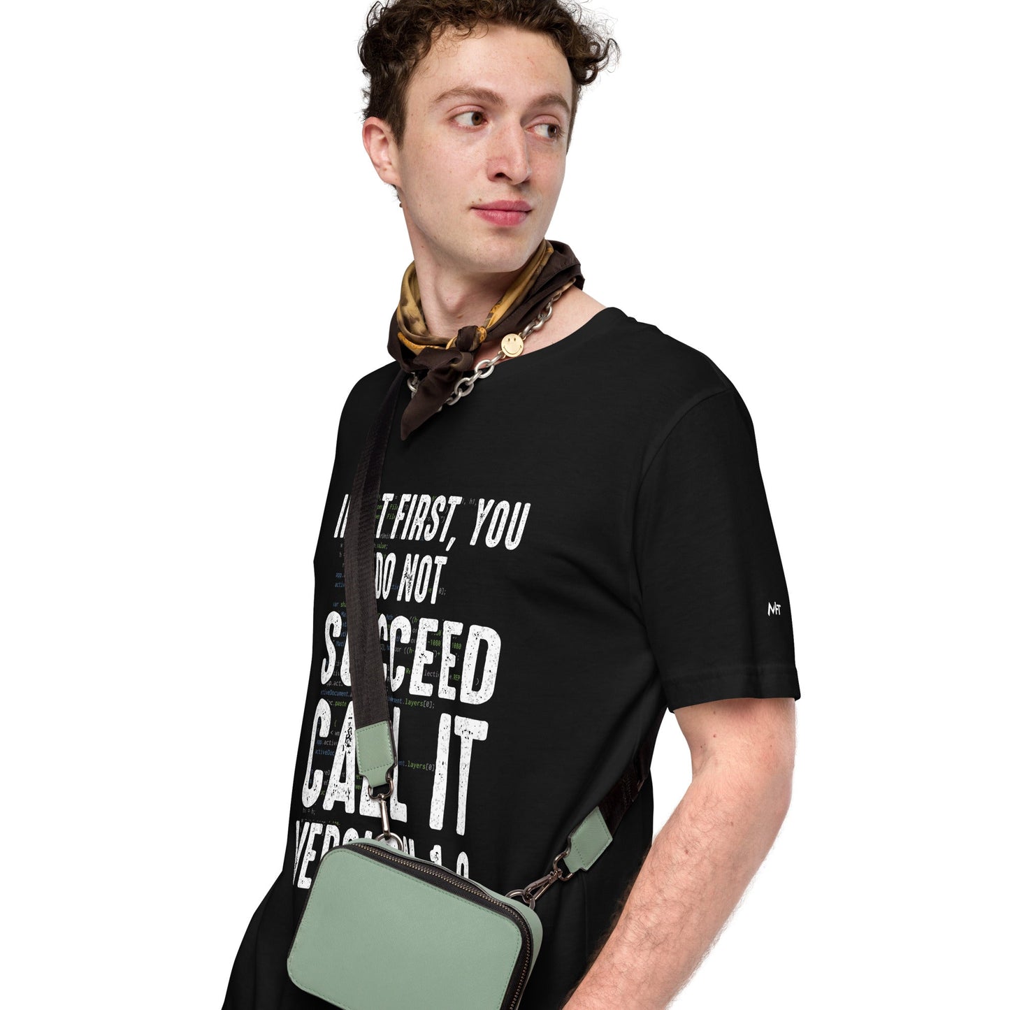 If Not Succeed, Call it Version 1.0 Unisex t-shirt by DarkByteGear