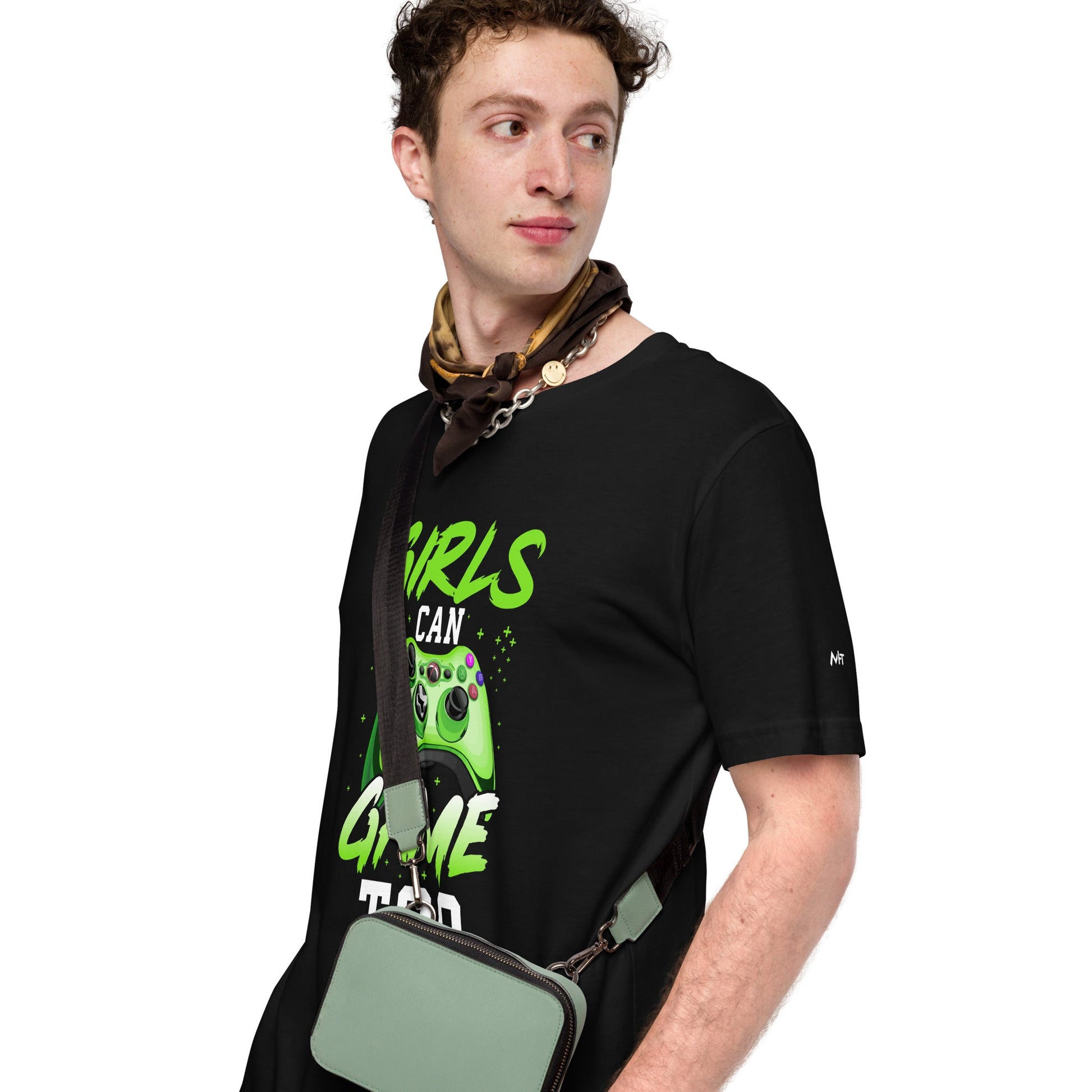 Girls can Game too Unisex t-shirt by DarkByteGear