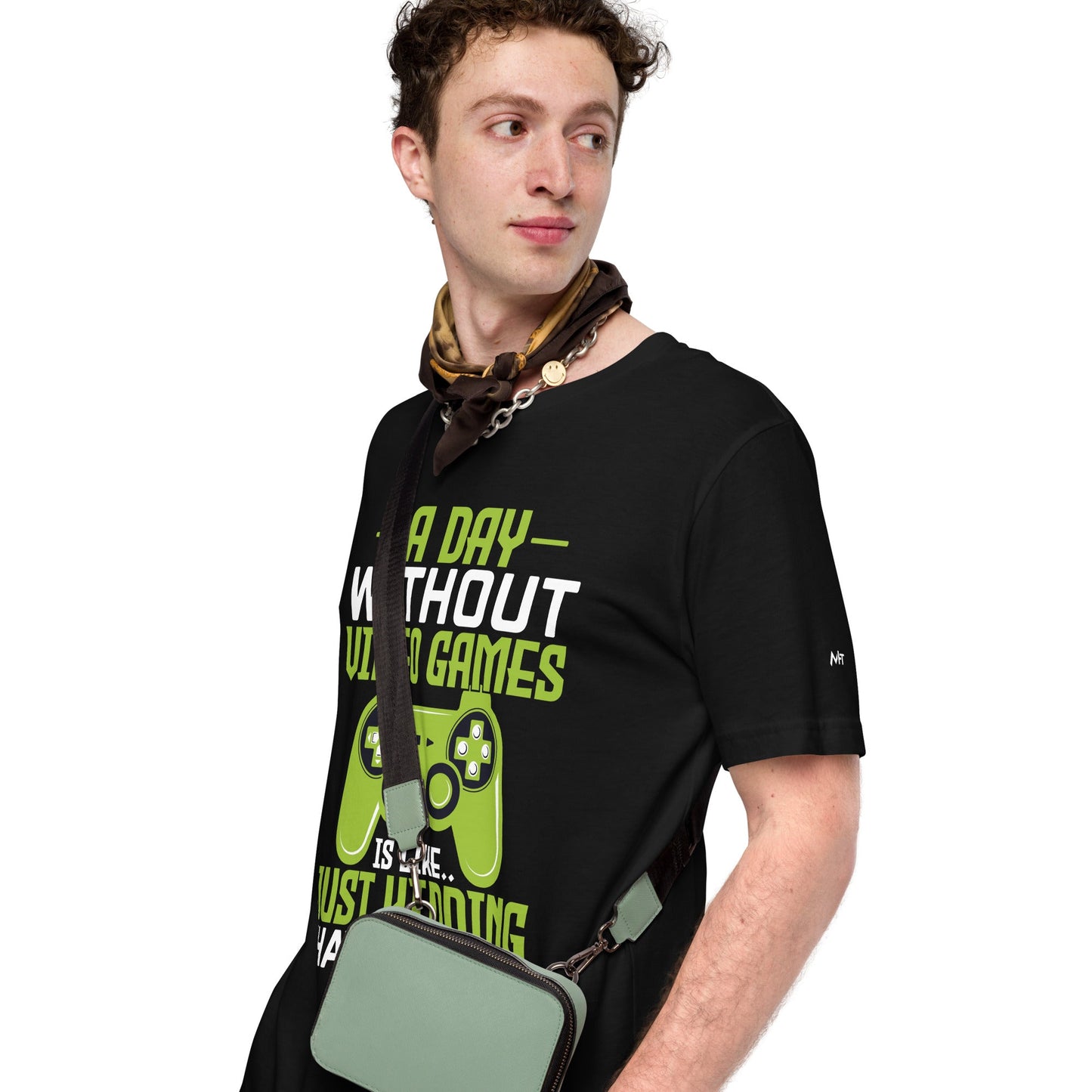 A Day without Video Games is Like - Unisex t-shirt by DarkByteGear