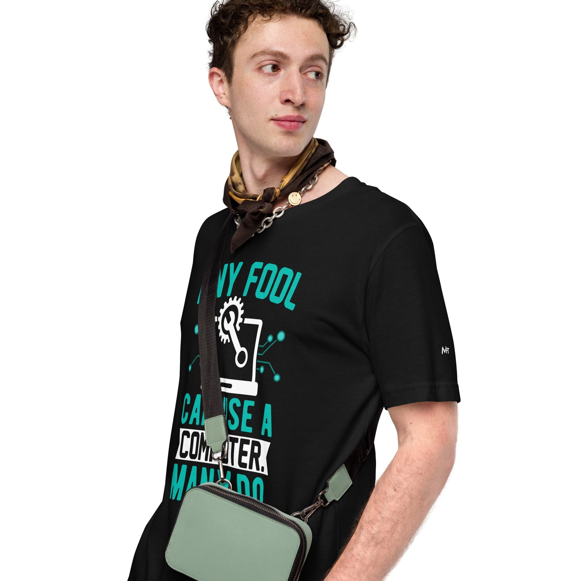 Any fool can use a Computer, Many do Unisex t-shirt by DarkByteGear