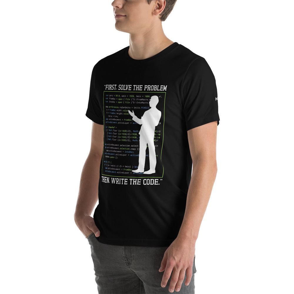 First, Solve the problem; then, Write the code V5 - Unisex t-shirt by DarkByteGear