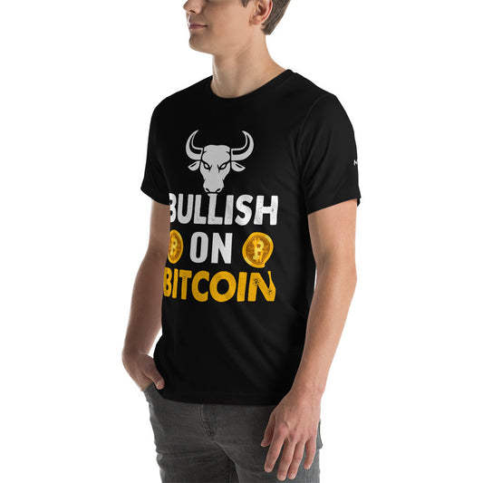 Bullish On Bitcoin - Unisex t-shirt by DarkByteGear