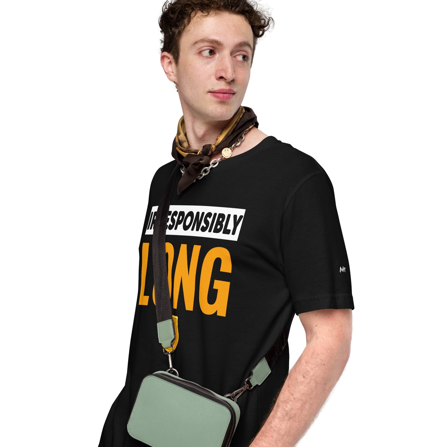 Irresponsibly Long Bitcoin - Unisex t-shirt by DarkByteGear