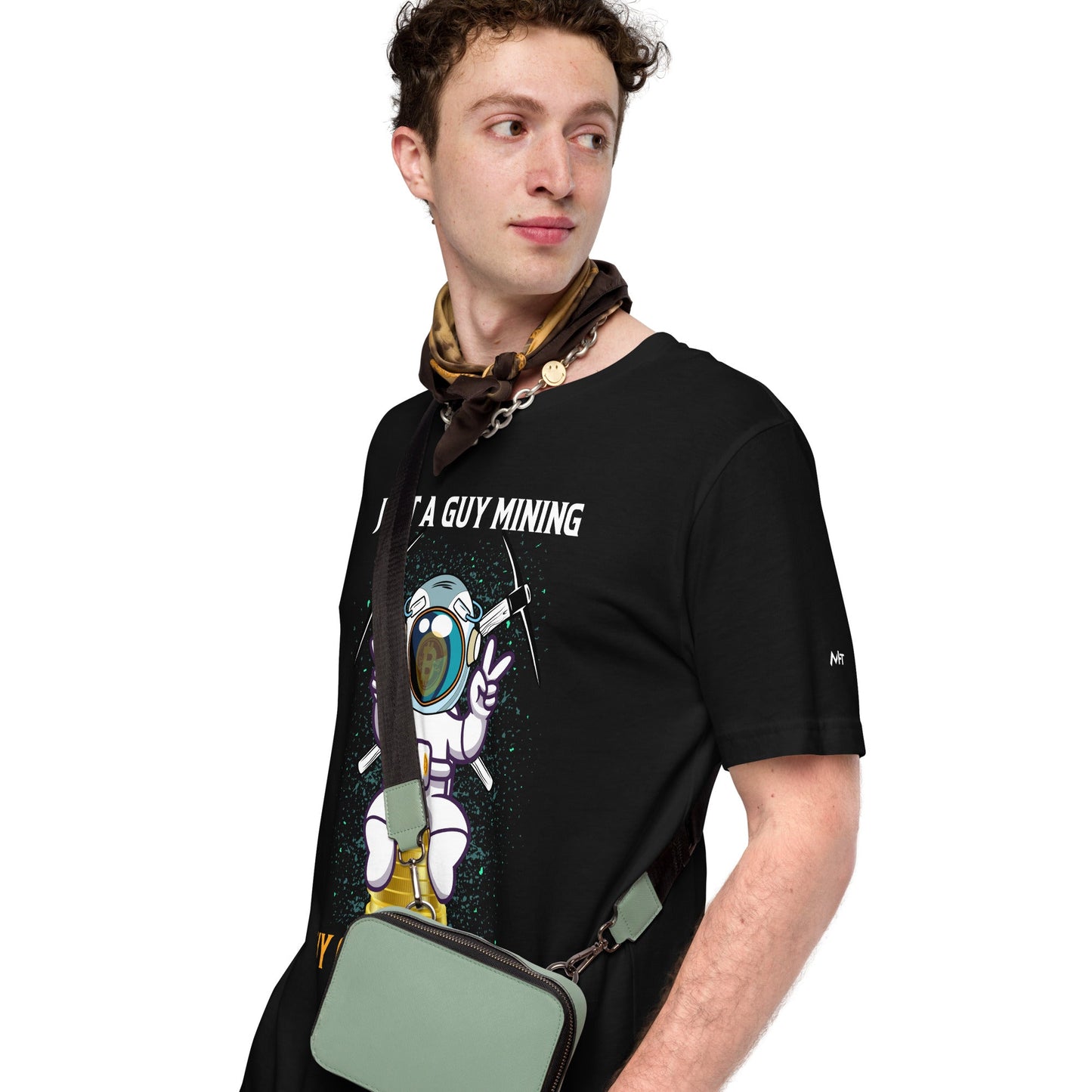 Just a Guy Mining my Own Business Unisex t-shirt by DarkByteGear