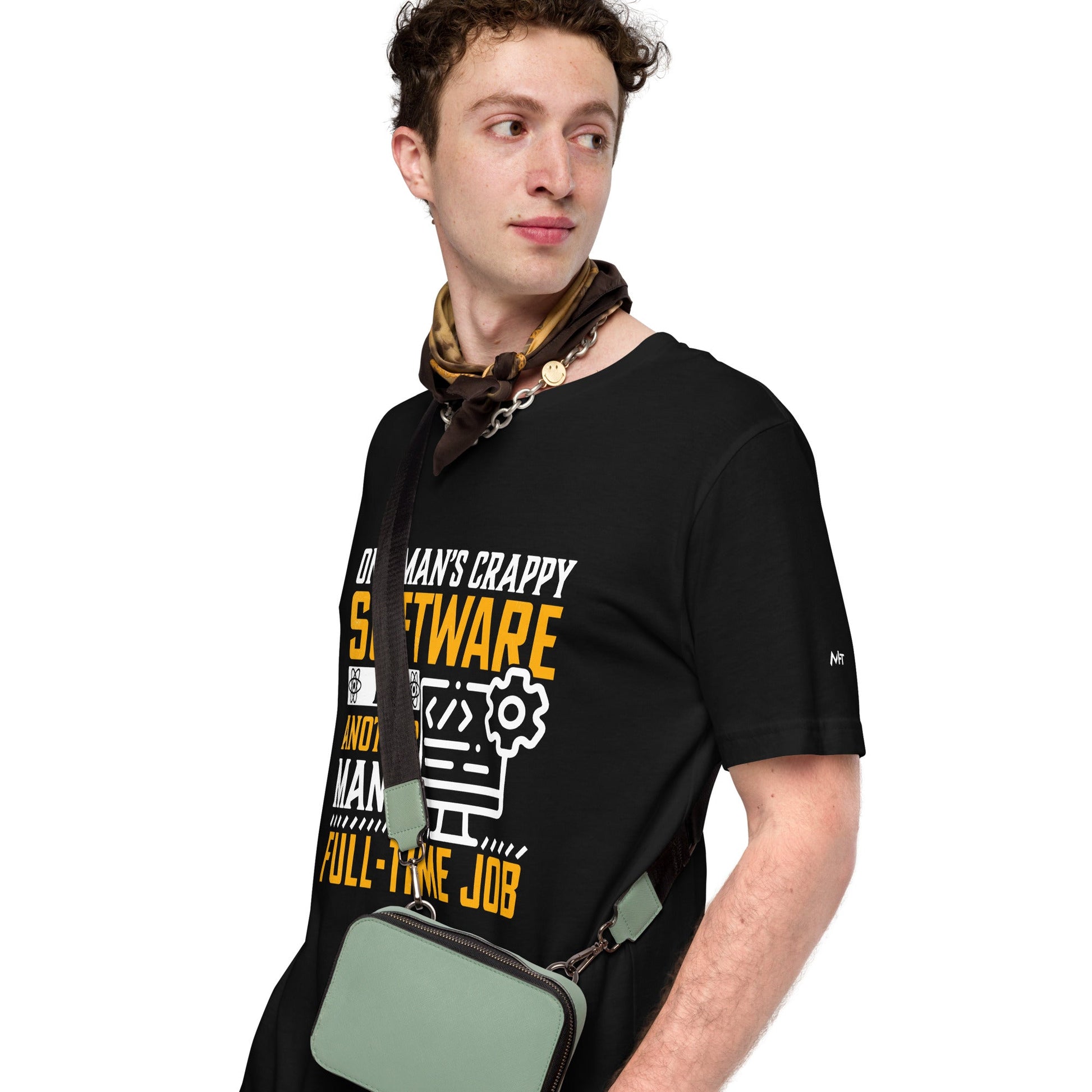 One man's Crappy Software is - Unisex t-shirt by DarkByteGear