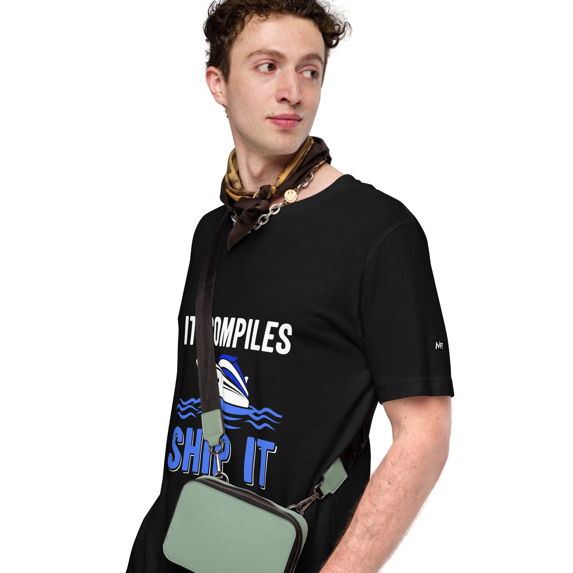 It Compiles, Ship it Unisex t-shirt by DarkByteGear
