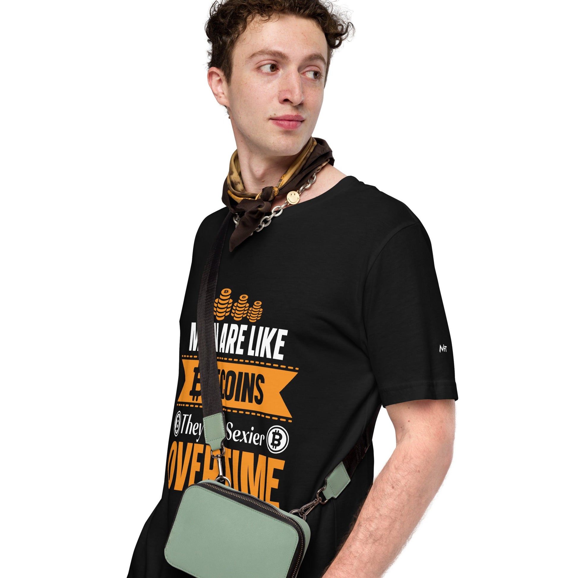 Men are like Bitcoin - Unisex t-shirt by DarkByteGear