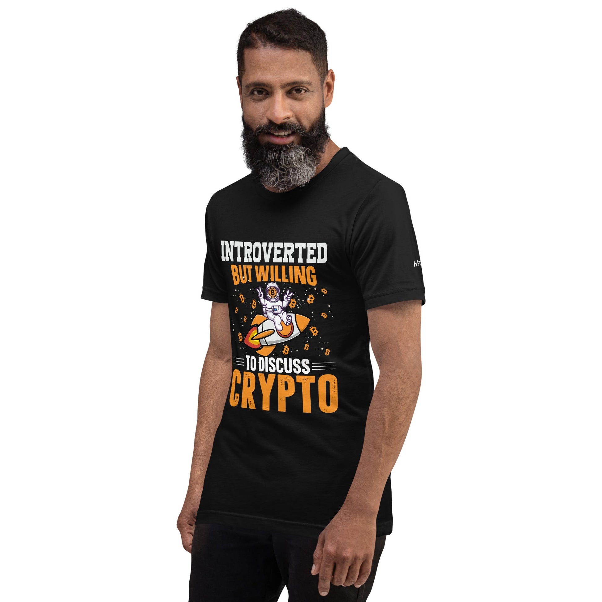 Introverted but Willing to Discuss Bitcoin Unisex t-shirt by DarkByteGear