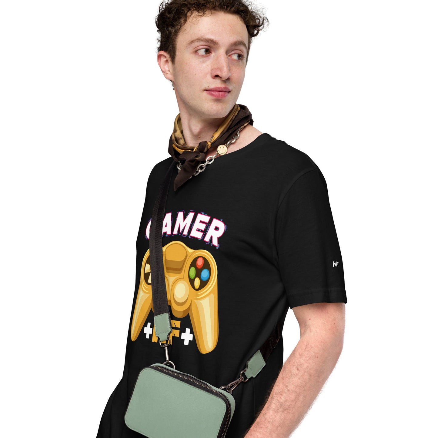 Gamer AF Unisex t-shirt by DarkByteGear