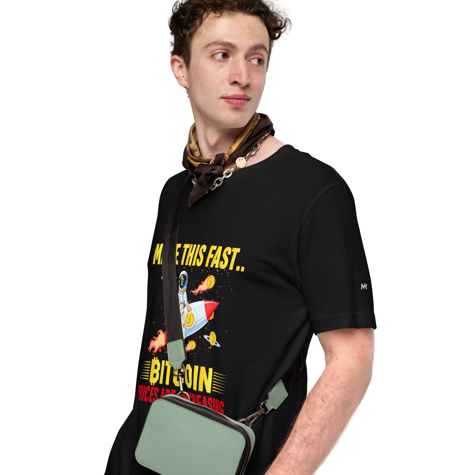 Make this Fast Bitcoin Prices are increasing - Unisex t-shirt by DarkByteGear