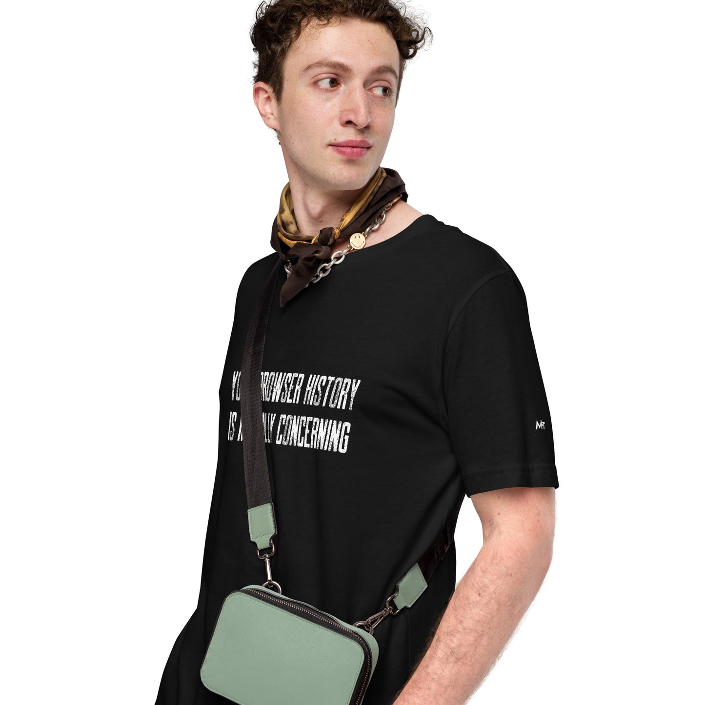 Your Browser History is Morally Concerning V1 Unisex t-shirt by DarkByteGear