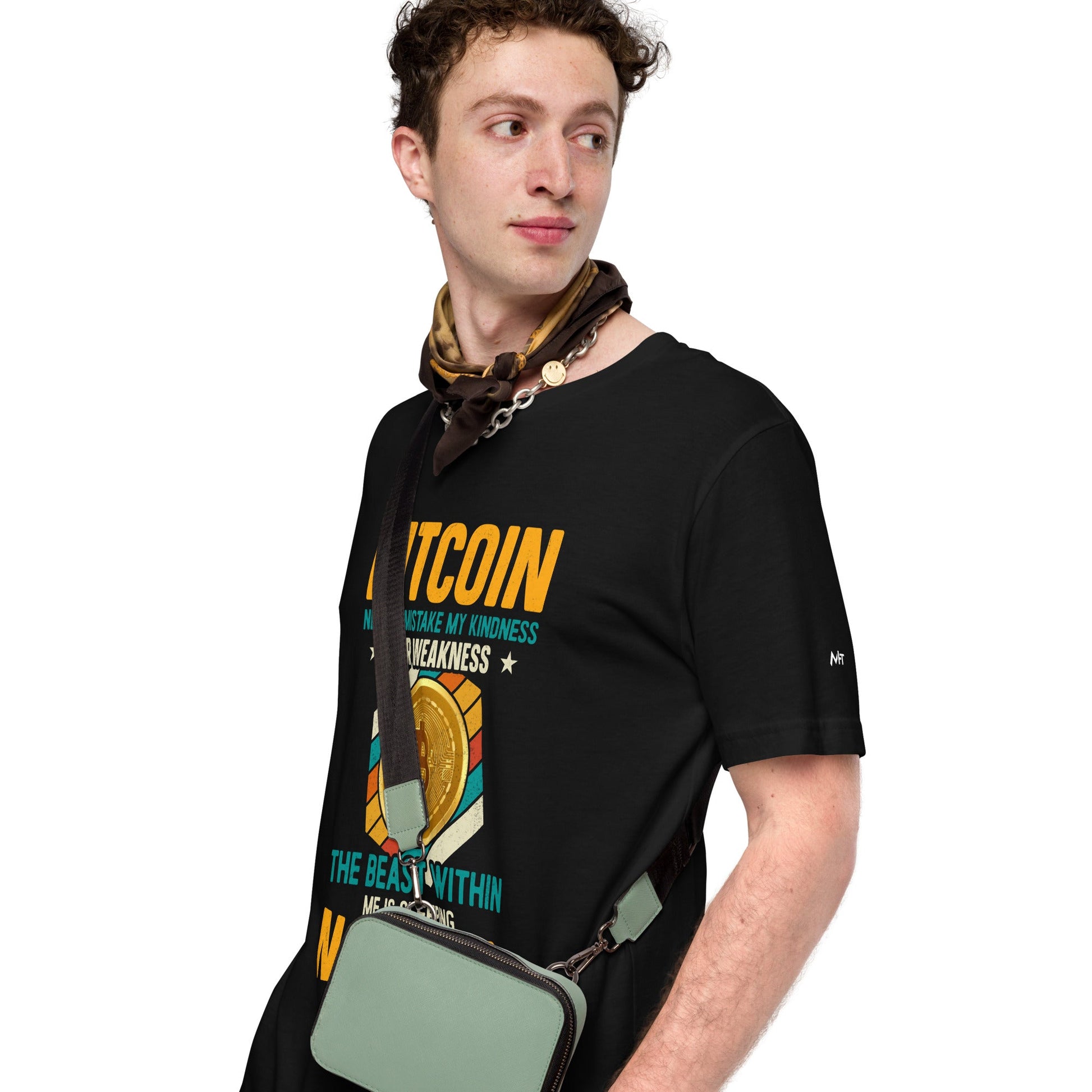 Bitcoin : Never Mistake my Kindness for Weakness - Unisex t-shirt by DarkByteGear