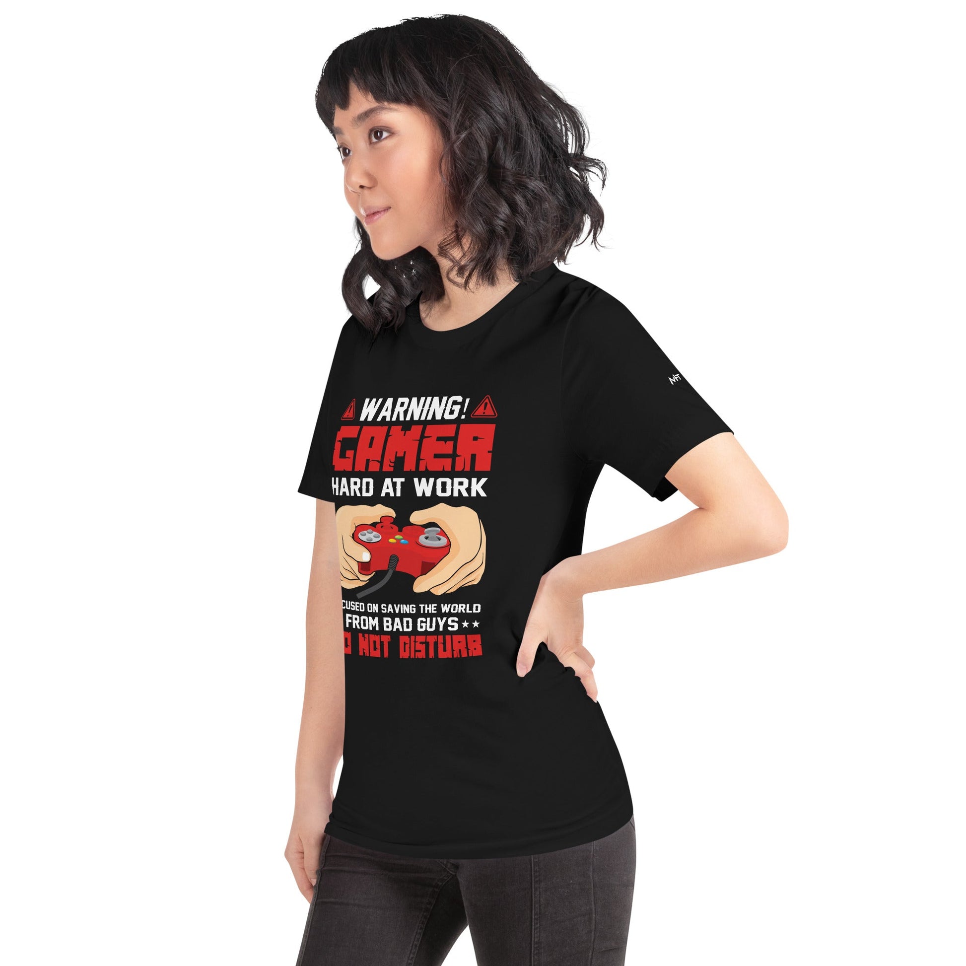 Gamer Hard at Work, Do not Disturb - Unisex t-shirt by DarkByteGear