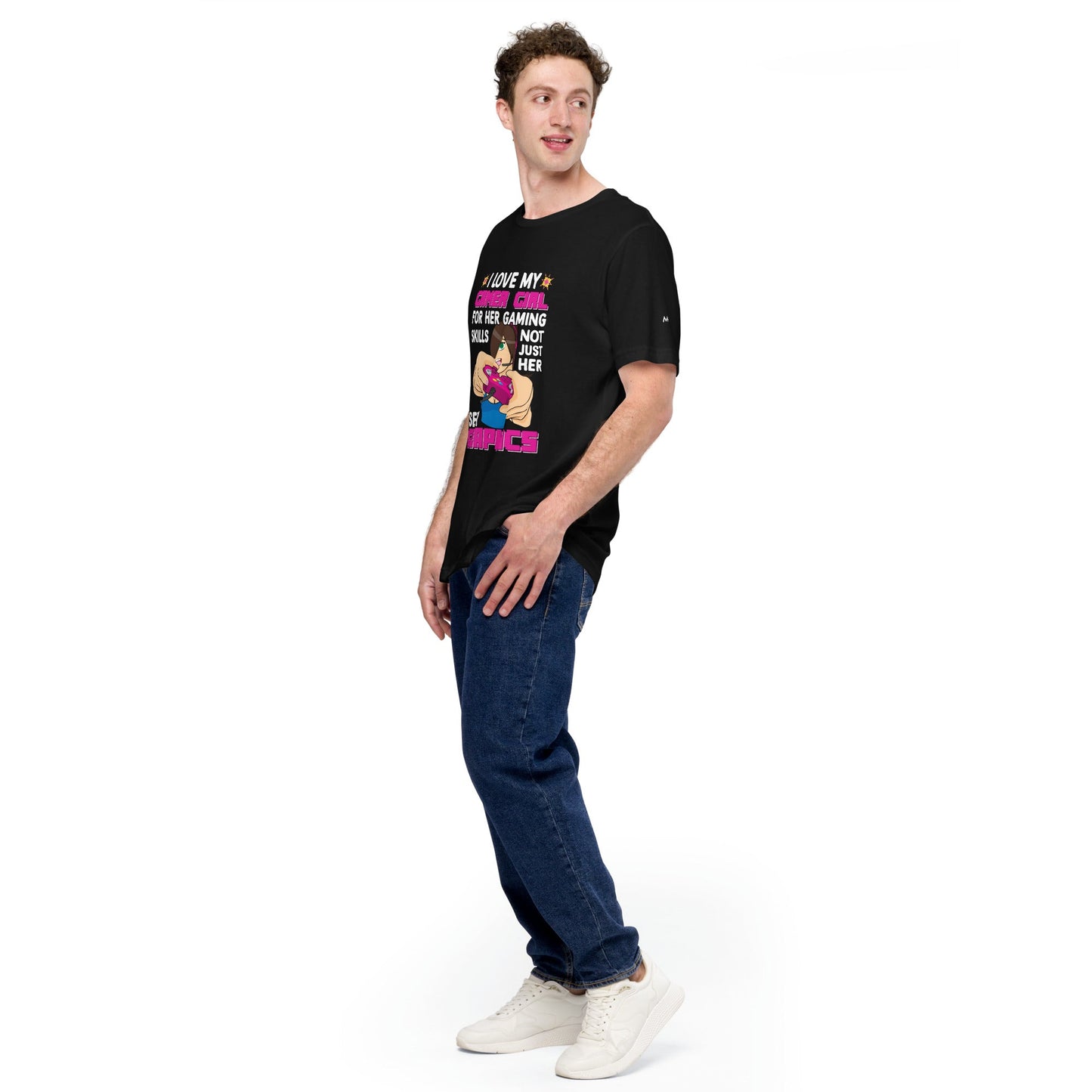 I Love my Gamer Girl for her gaming skill - Unisex t-shirt by DarkByteGear