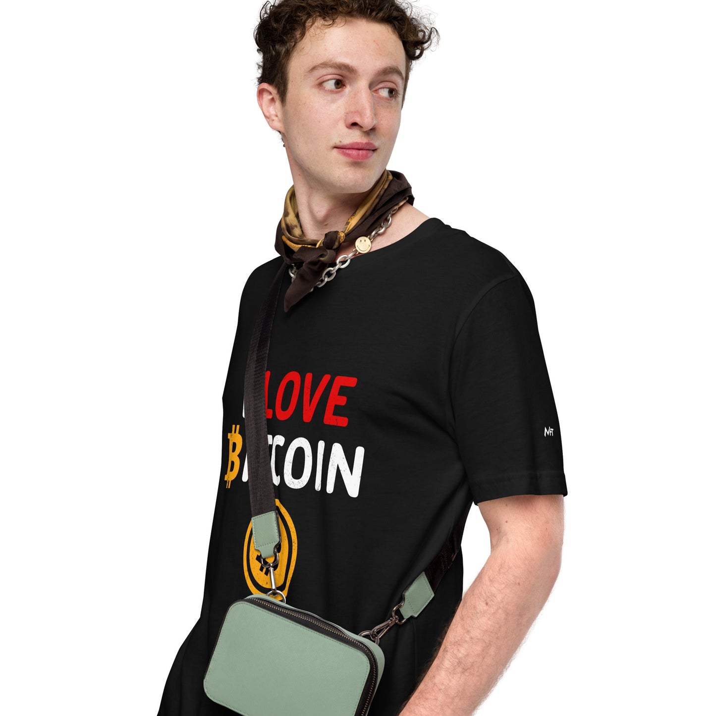 I Love Bitcoin - Unisex t-shirt by DarkByteGear